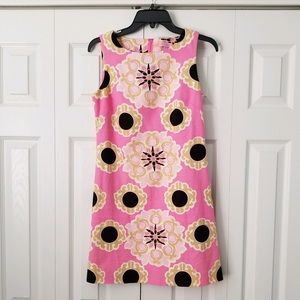 Lilly Pulitzer- Bright Pink Patterned Dress